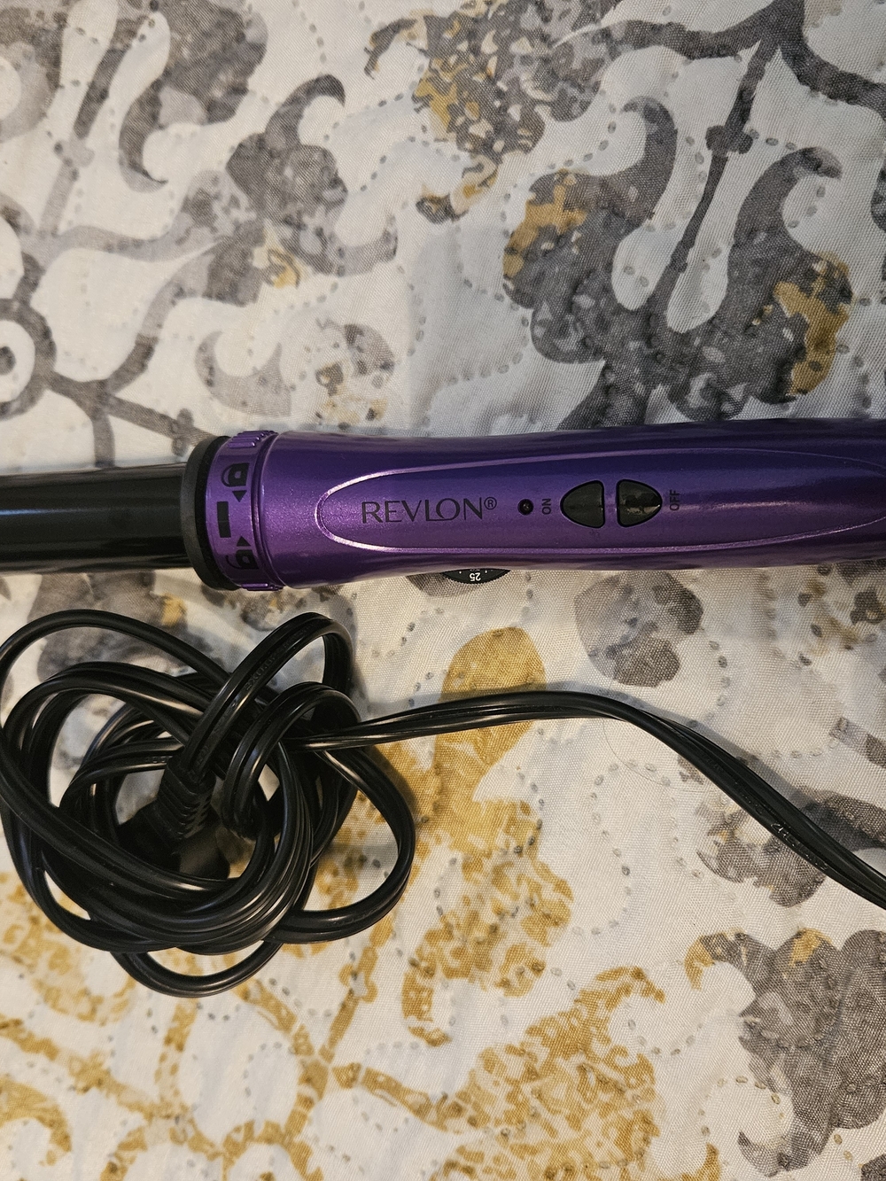 Revlon Purple Curling Wand with Black Cord